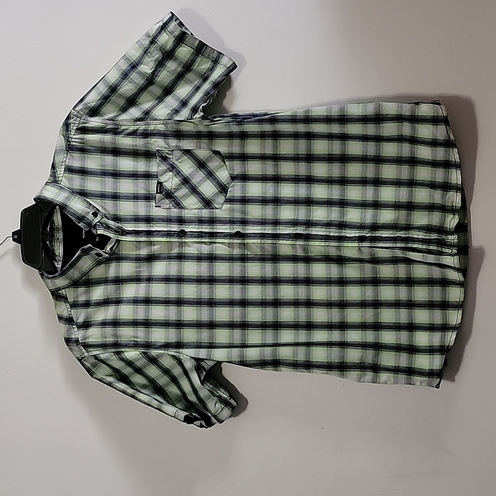 Hurley Button-down, Plaid Short Sleeve shirt, Size XL